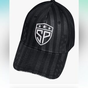 Subtle Patriot Covert Fitted Hat Cap Sandwich Brim Black 1 Sz  NEW Patriot Print